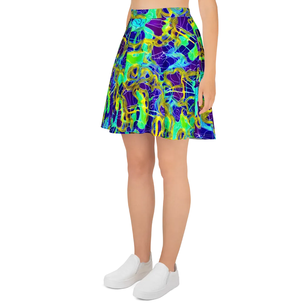 Caroline Gotch on Skater Skirt — Left