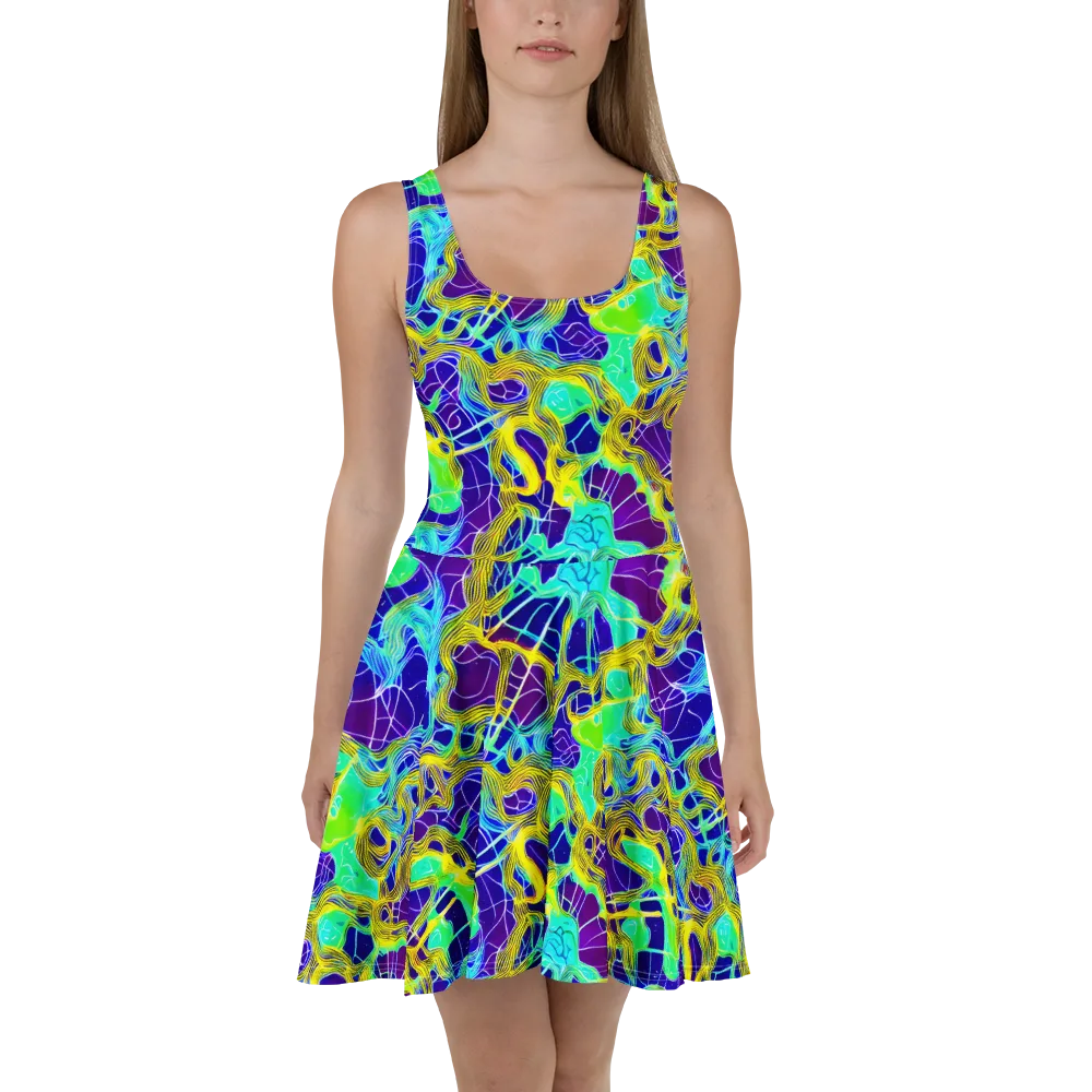 Caroline Gotch on Skater Dress — Front