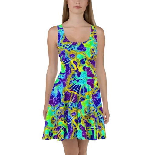 Caroline Gotch on a Skater Dress