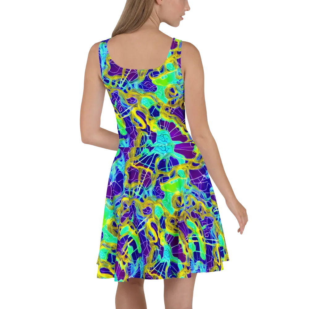 Caroline Gotch on Skater Dress — Back