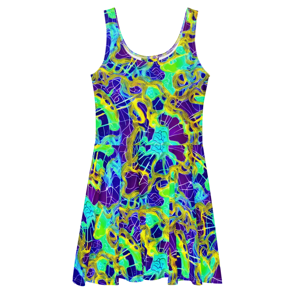 Caroline Gotch on Skater Dress — Front