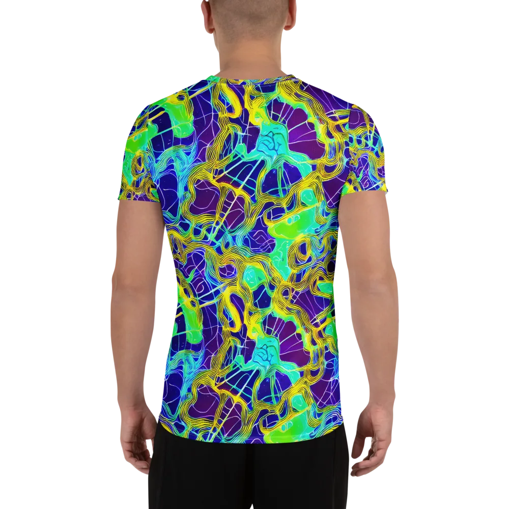 Caroline Gotch on Men's Athletic T-Shirt — Back