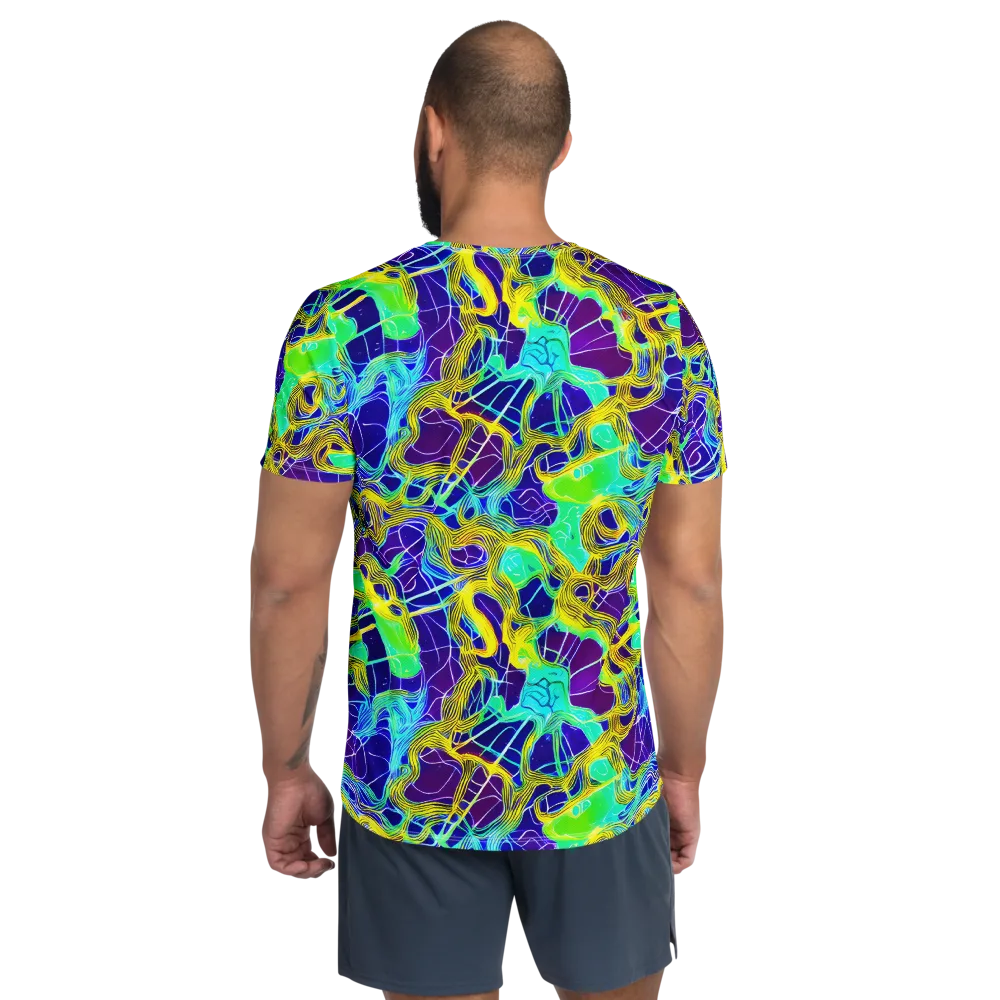 Caroline Gotch on Men's Athletic T-Shirt — Back