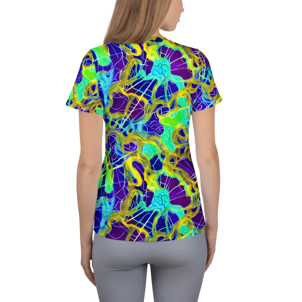 Caroline Gotch on Women's Athletic T-Shirt — Back
