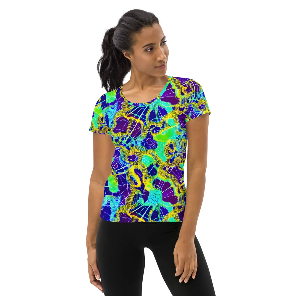 Caroline Gotch on Women's Athletic T-Shirt — Front