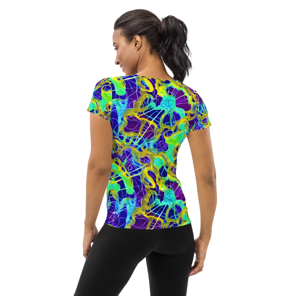 Caroline Gotch on Women's Athletic T-Shirt — Back