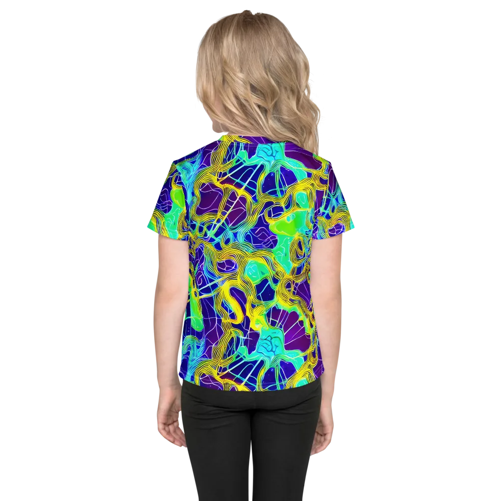 Caroline Gotch on Kids Crew Neck T-Shirt — Back