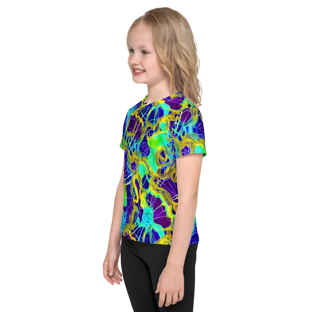 Caroline Gotch on Kids Crew Neck T-Shirt — Left