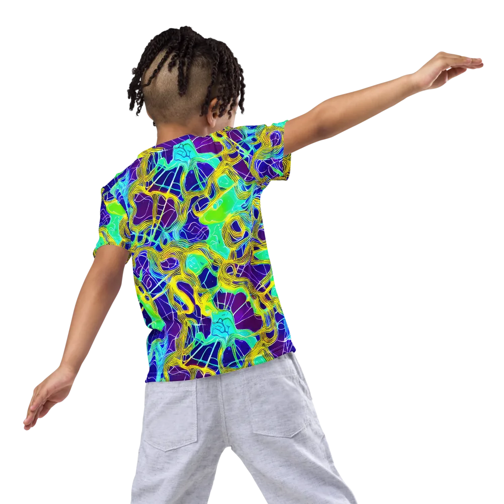 Caroline Gotch on Kids Crew Neck T-Shirt — Back
