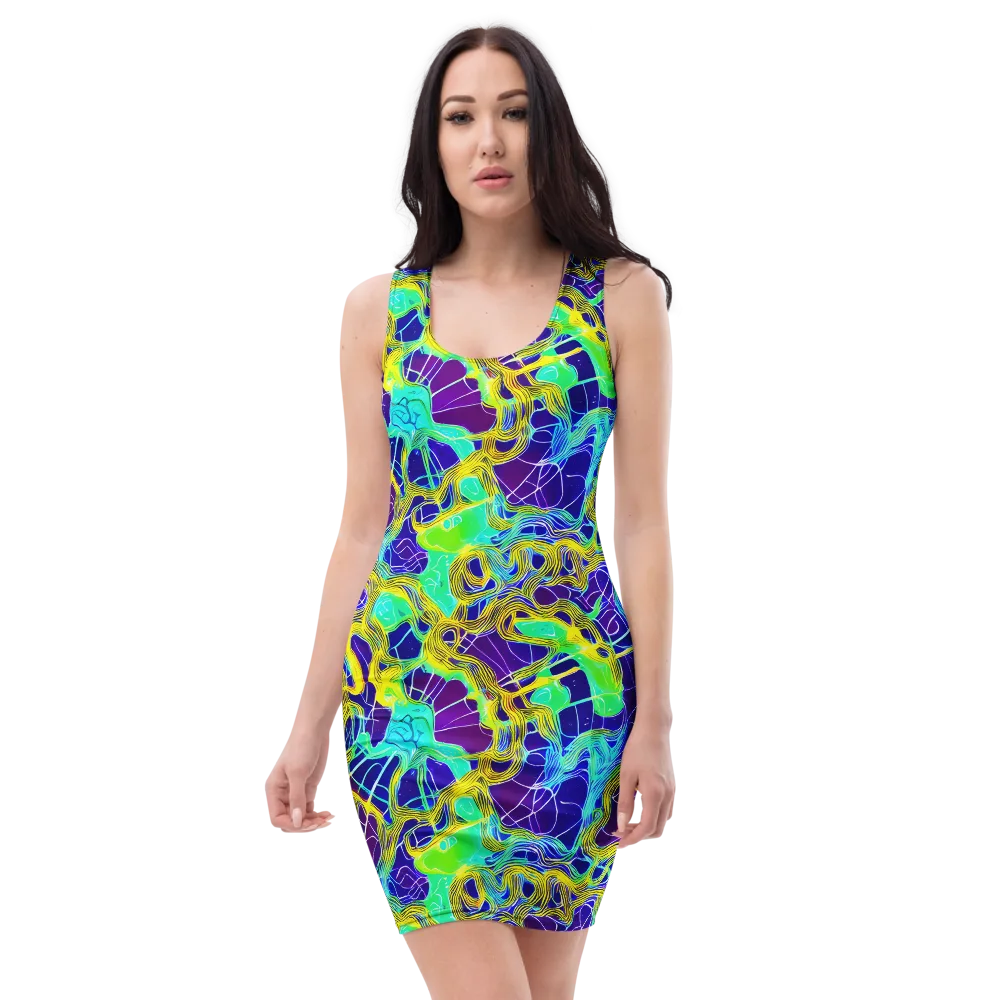 Caroline Gotch on Bodycon Dress — Front