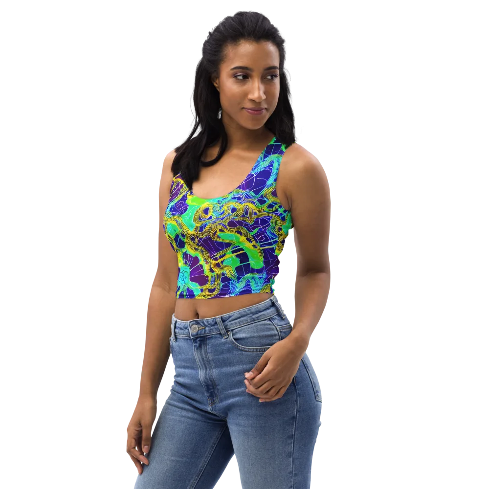 Caroline Gotch on Crop Top — Left Front
