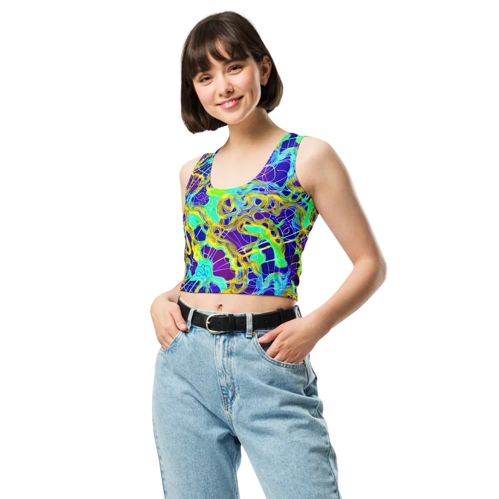 Caroline Gotch on Crop Top — Front