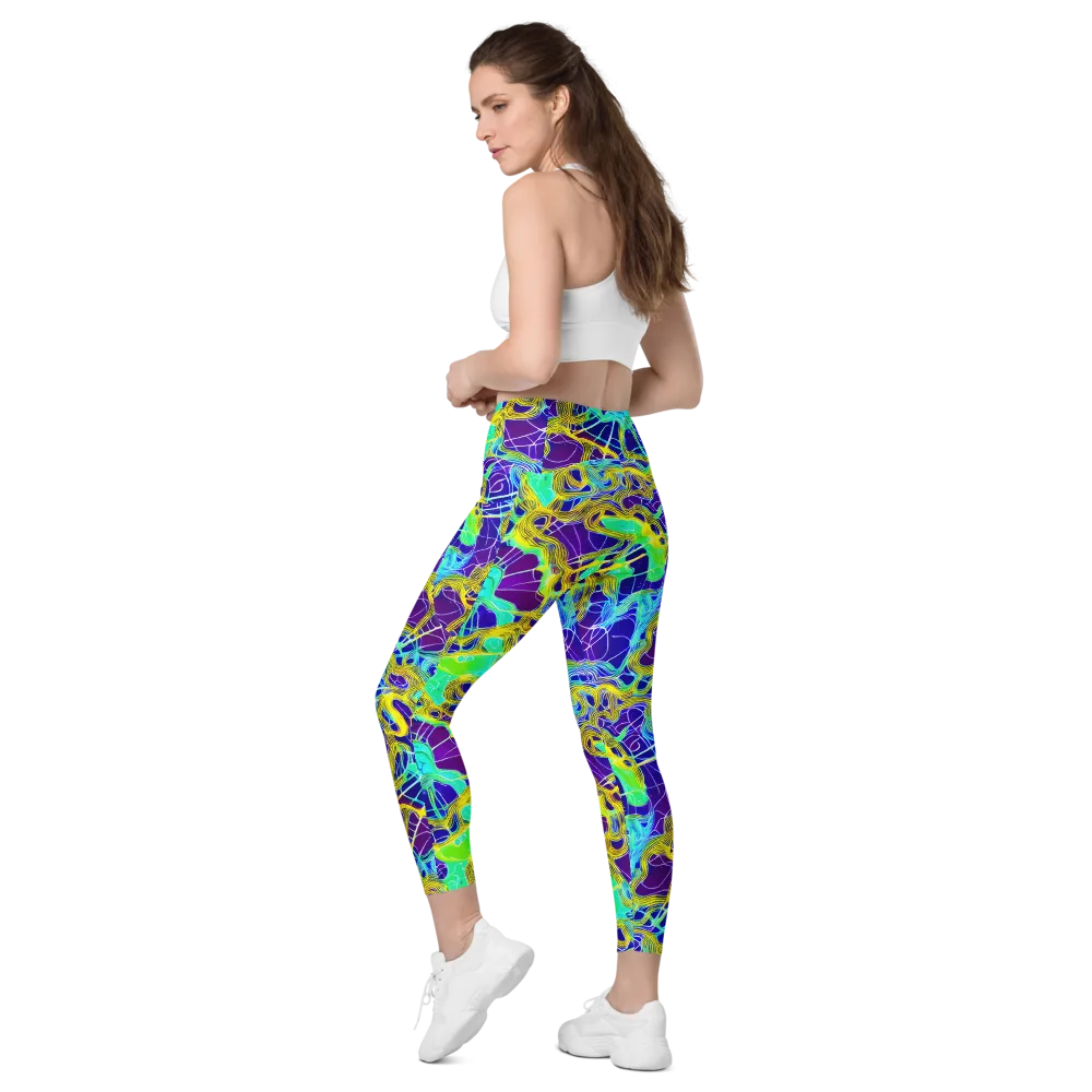 Caroline Gotch on Leggings with Pockets — Left Back