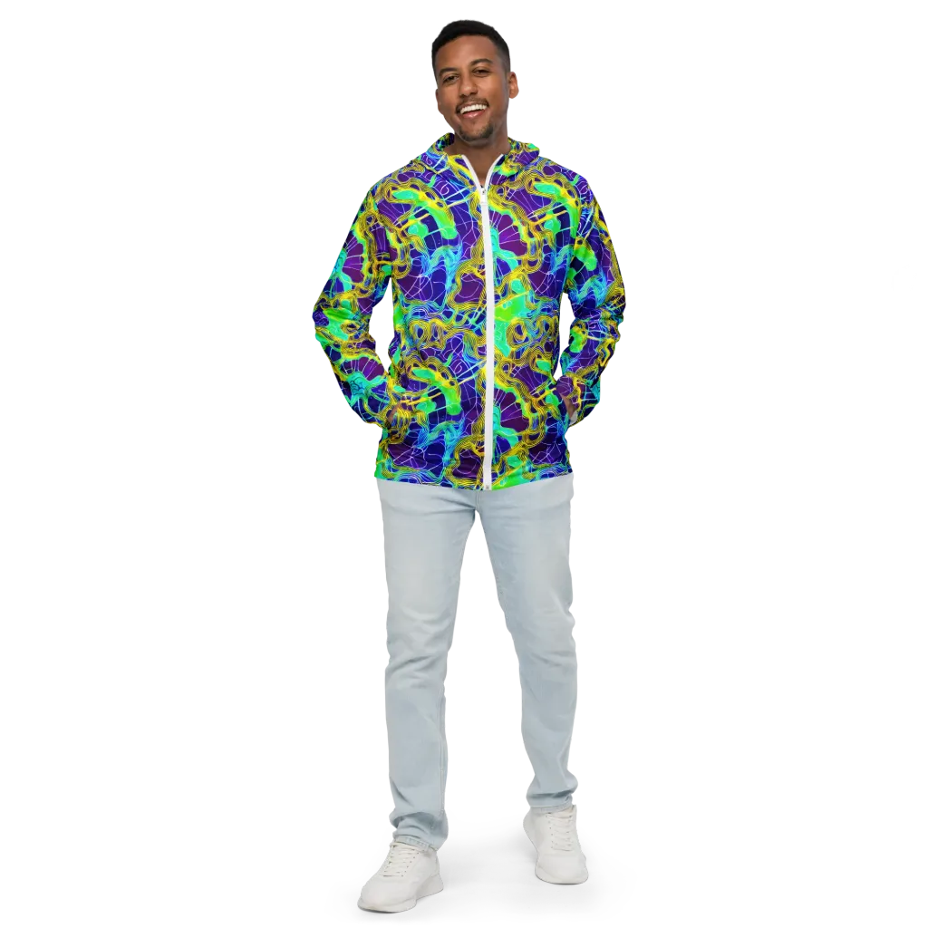 Caroline Gotch on Men's Windbreaker — Front