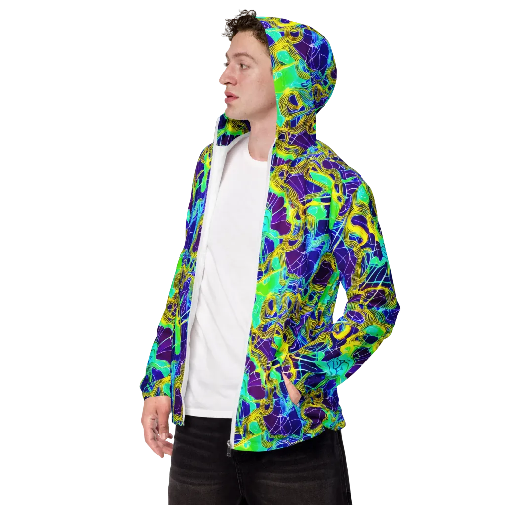 Caroline Gotch on Men's Windbreaker — Left Front