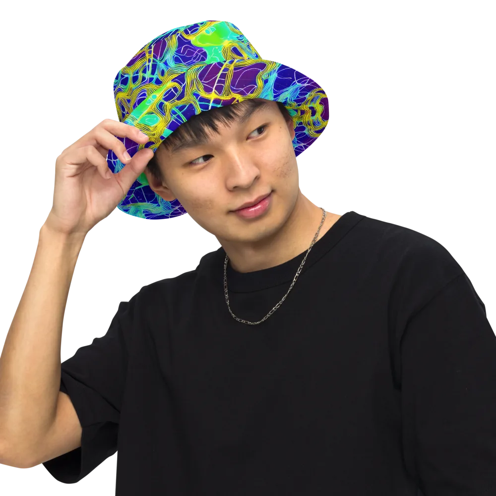 Caroline Gotch on Reversible Bucket Hat — Front Inside