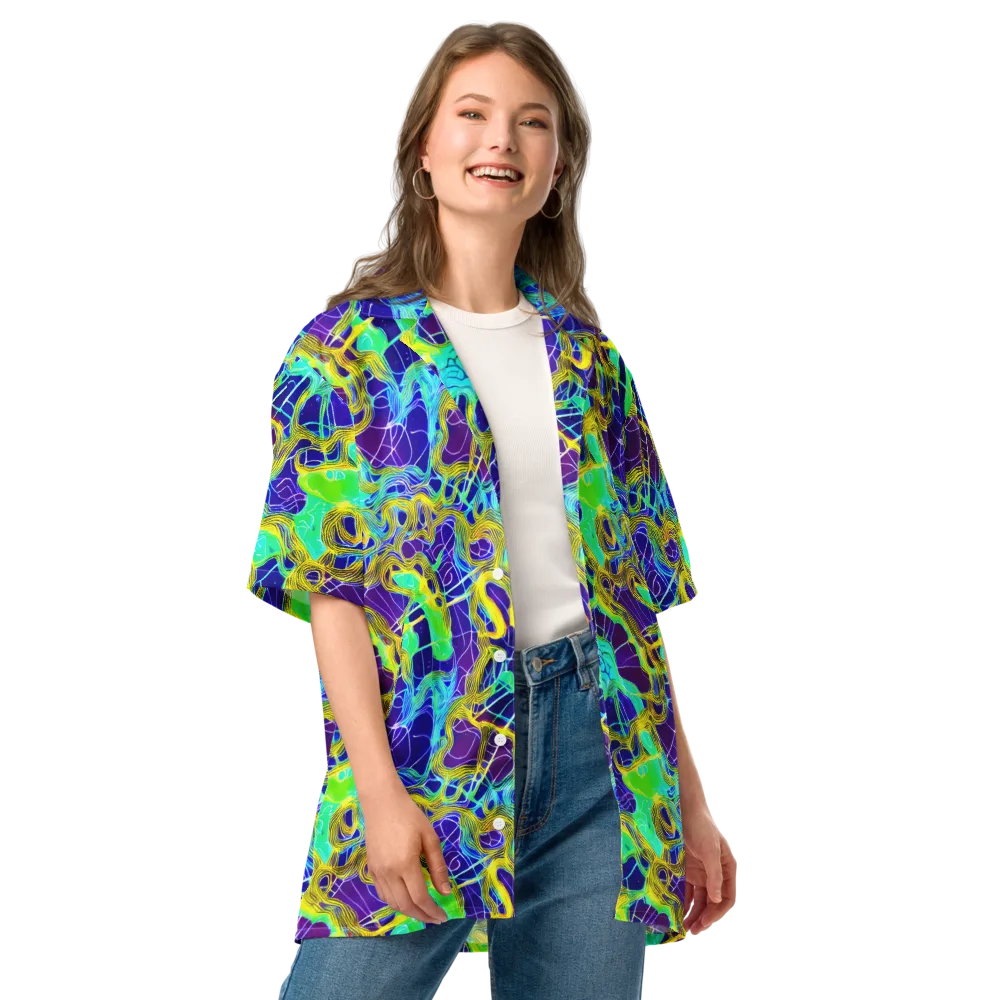 Caroline Gotch on Button Shirt — Front