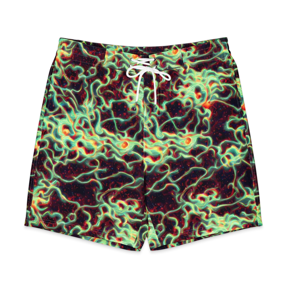 Chimeric Currents on Men's Board Shorts — Front