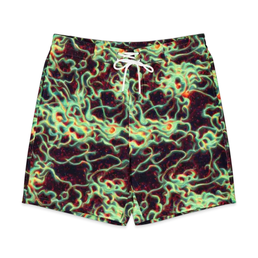 Chimeric Currents on a Men's Board Shorts