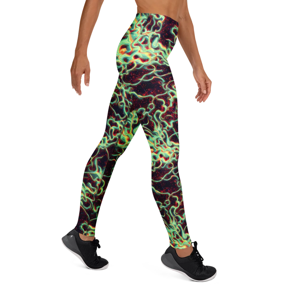 Chimeric Currents on Yoga Leggings — Right