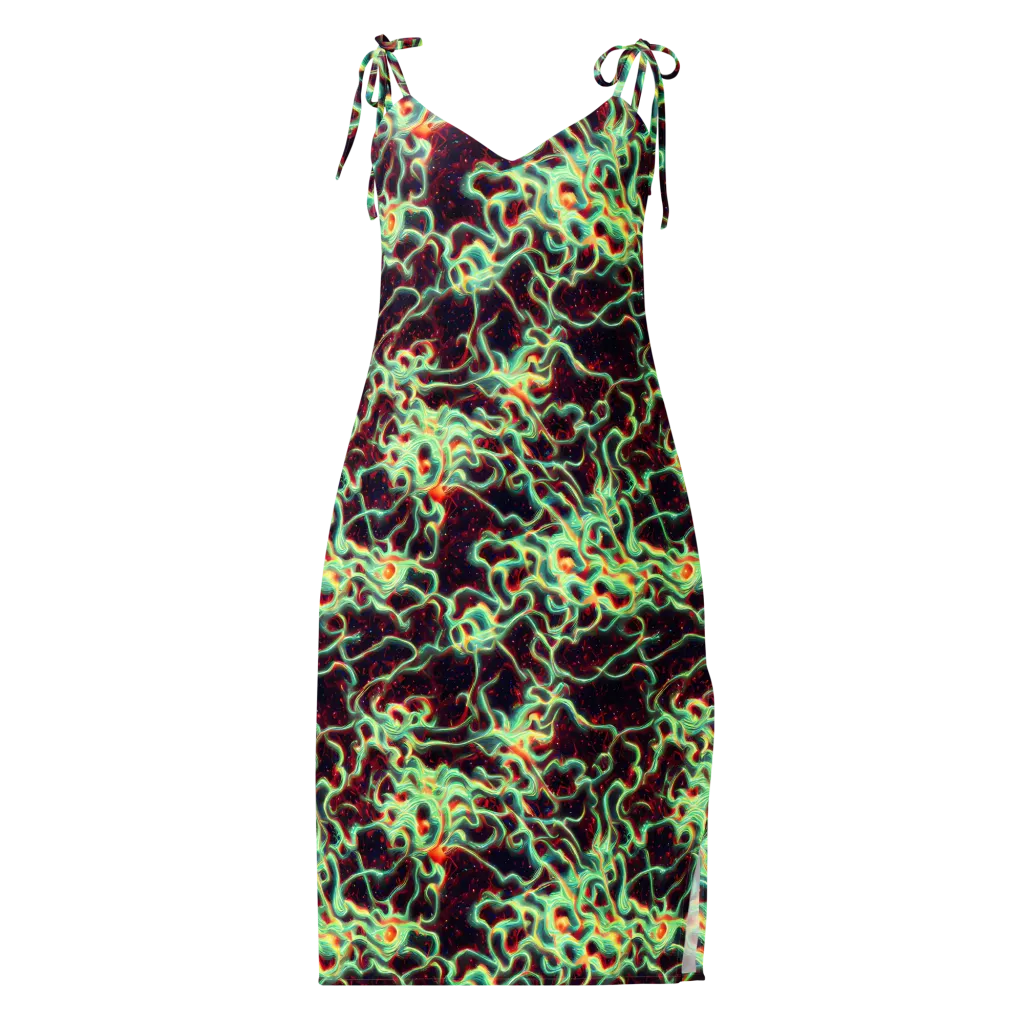 Chimeric Currents on Slip Dress — Front