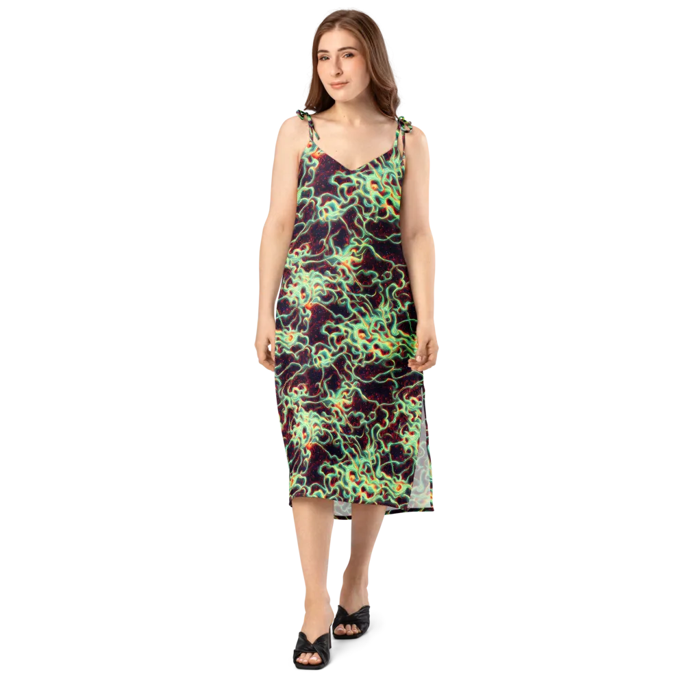 Chimeric Currents on Slip Dress — Front