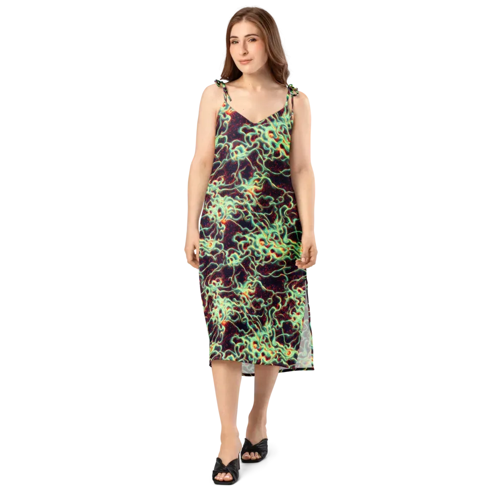 Chimeric Currents on Slip Dress — Front