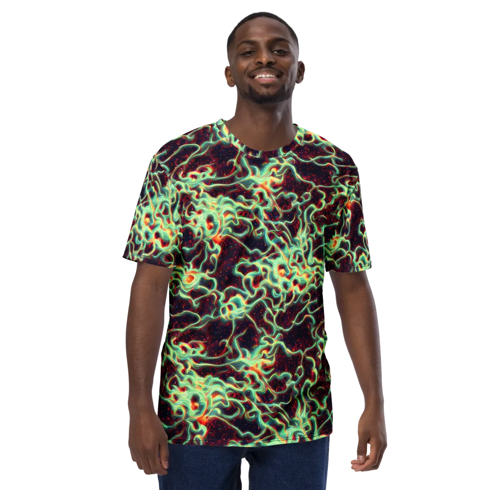 Chimeric Currents on Men's Crew Neck T-Shirt — Front