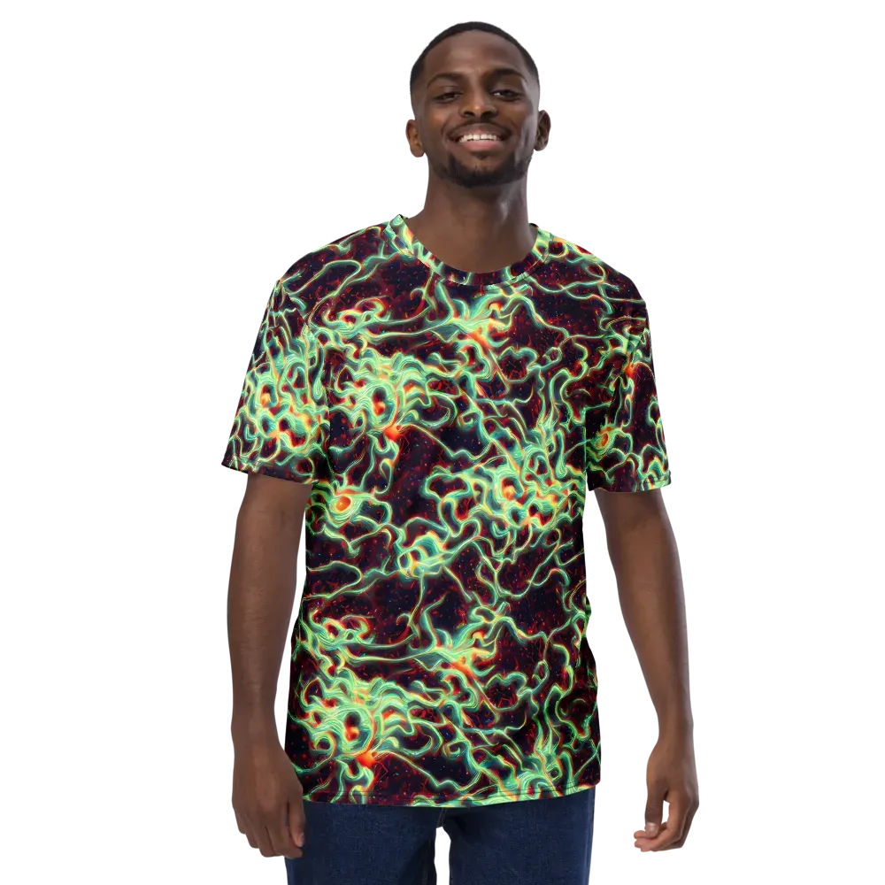 Chimeric Currents on Men's Crew Neck T-Shirt — Front