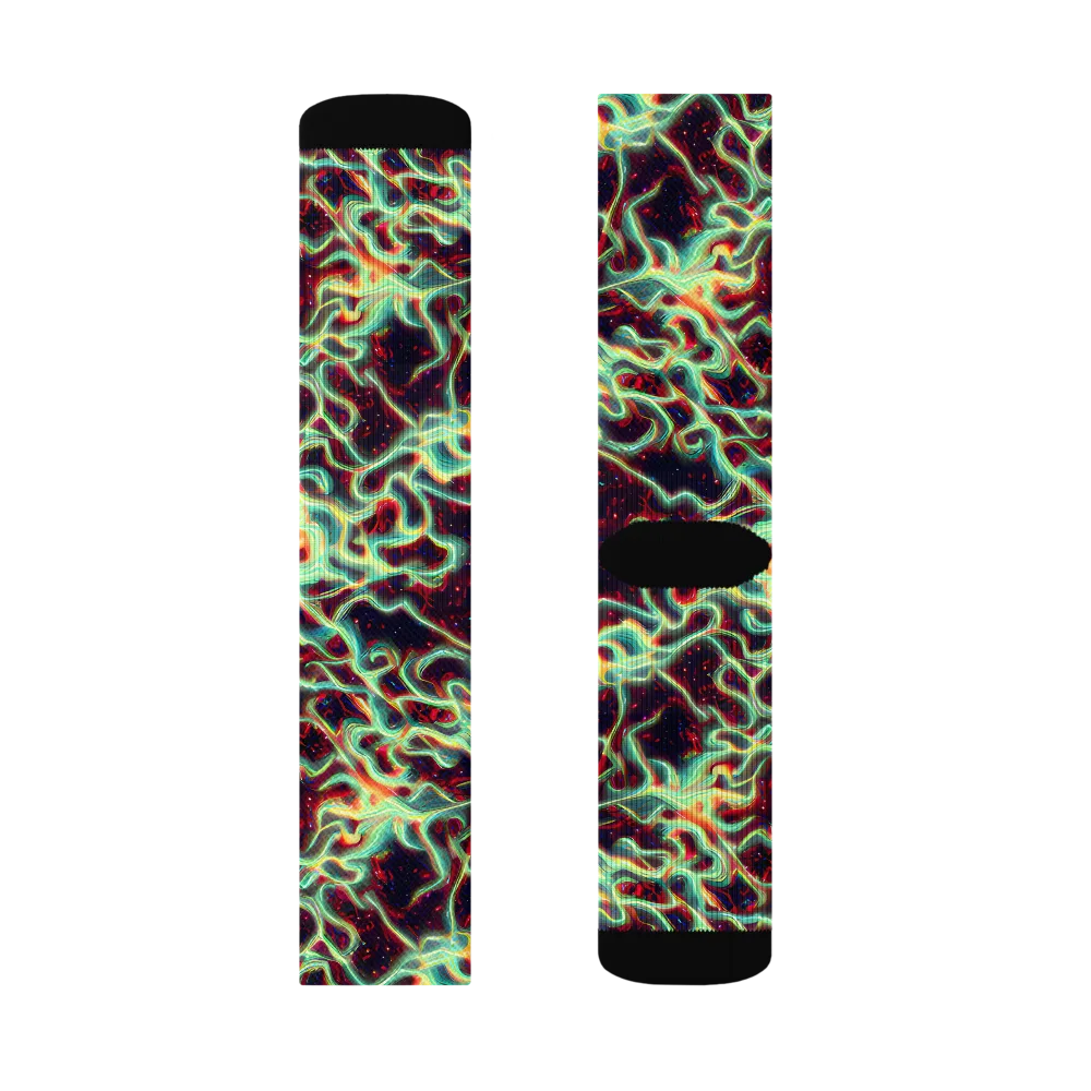 Chimeric Currents on Socks — Left Sock