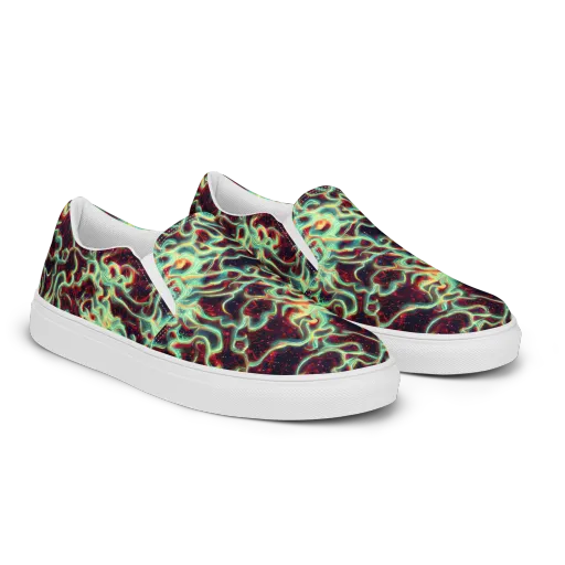 Chimeric Currents on a Women's Slip-On Canvas Shoes
