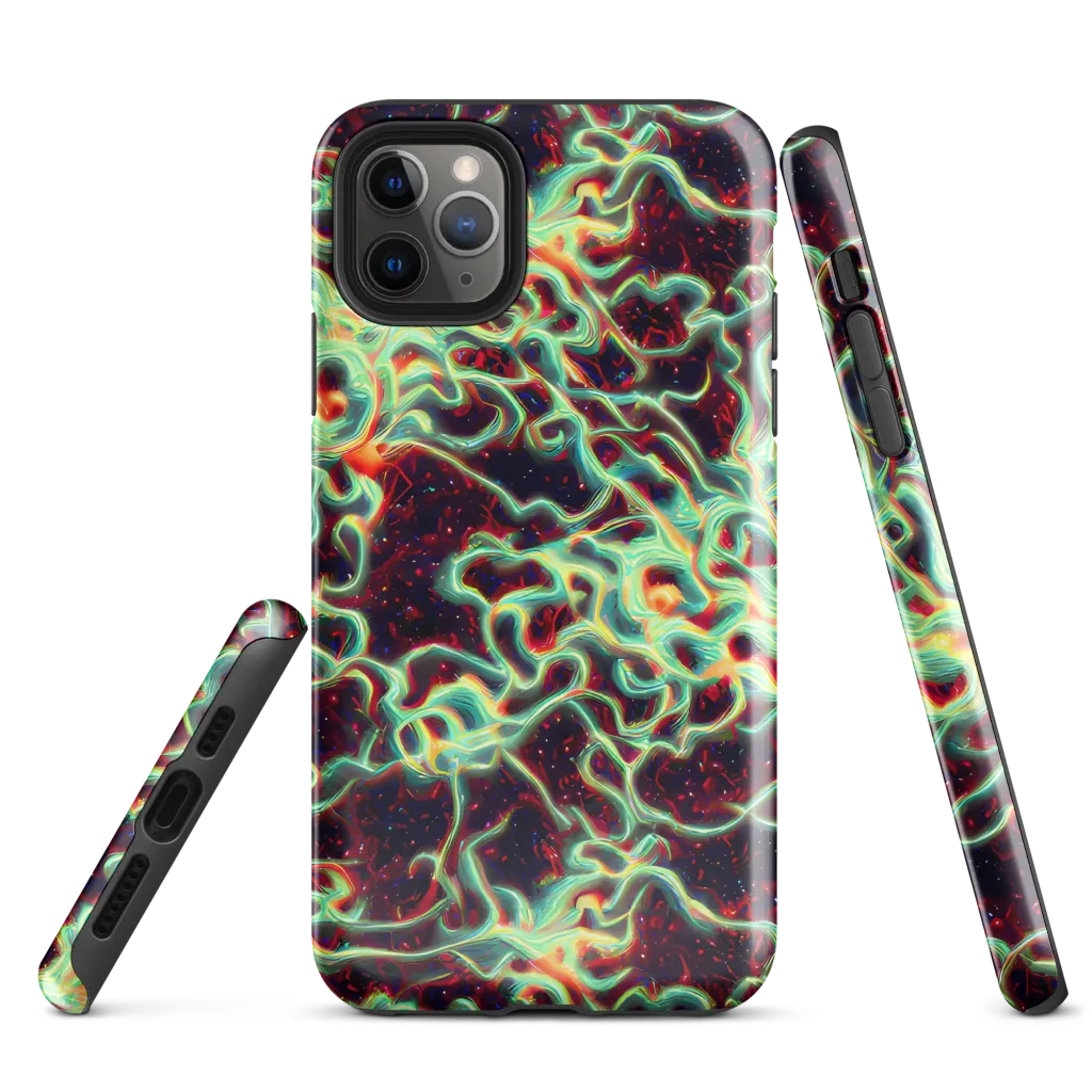 Chimeric Currents on Tough Case for iPhone® — Front