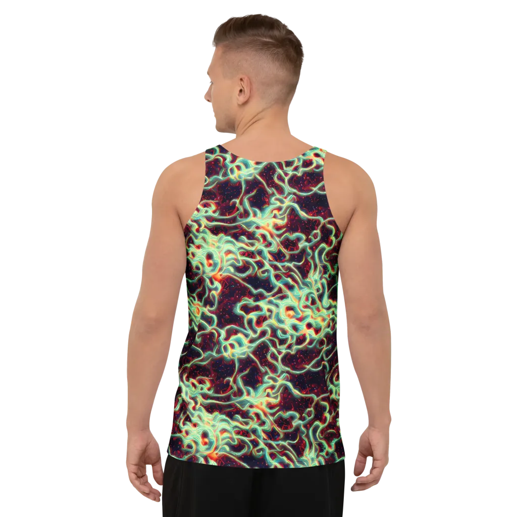 Chimeric Currents on Men's Tank Top — Back