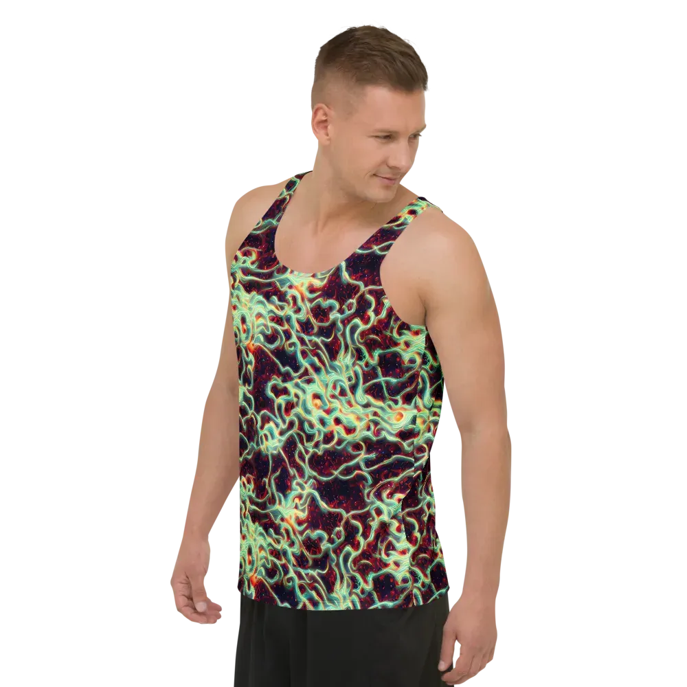 Chimeric Currents on Men's Tank Top — Left Front