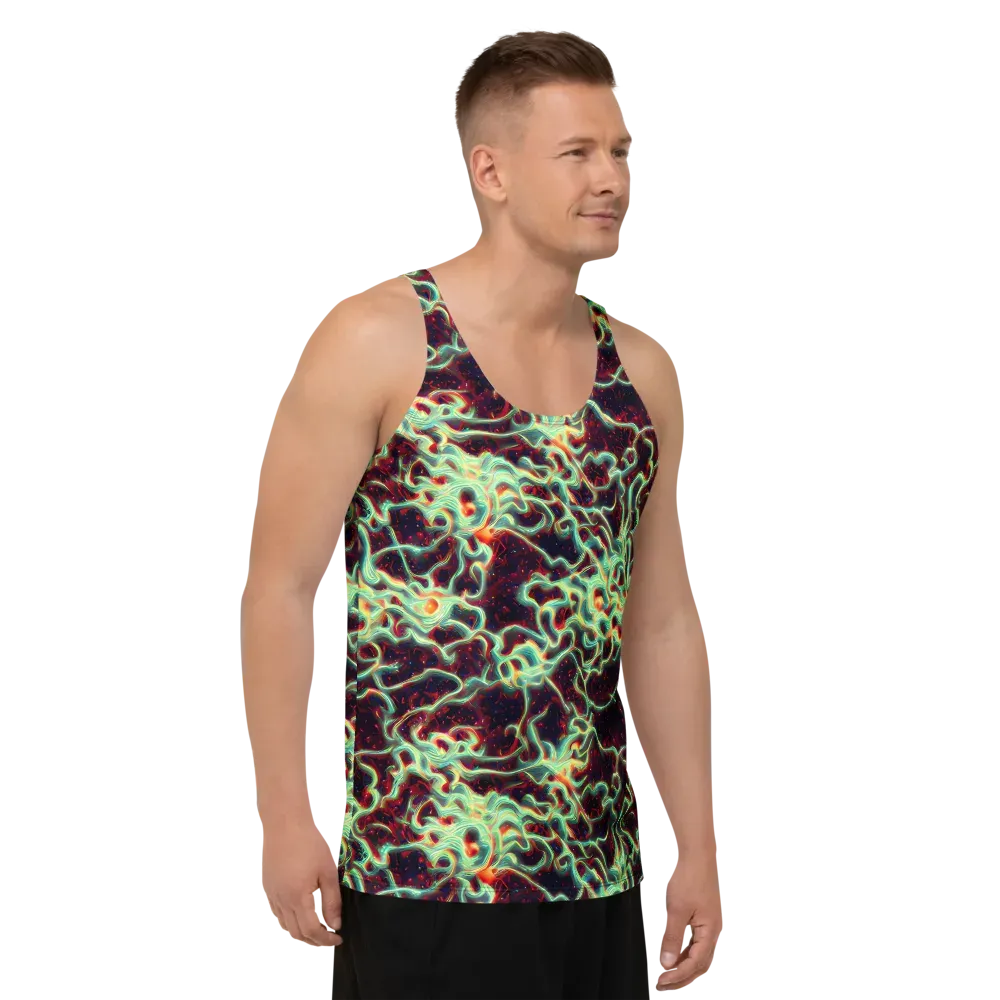 Chimeric Currents on Men's Tank Top — Right Front