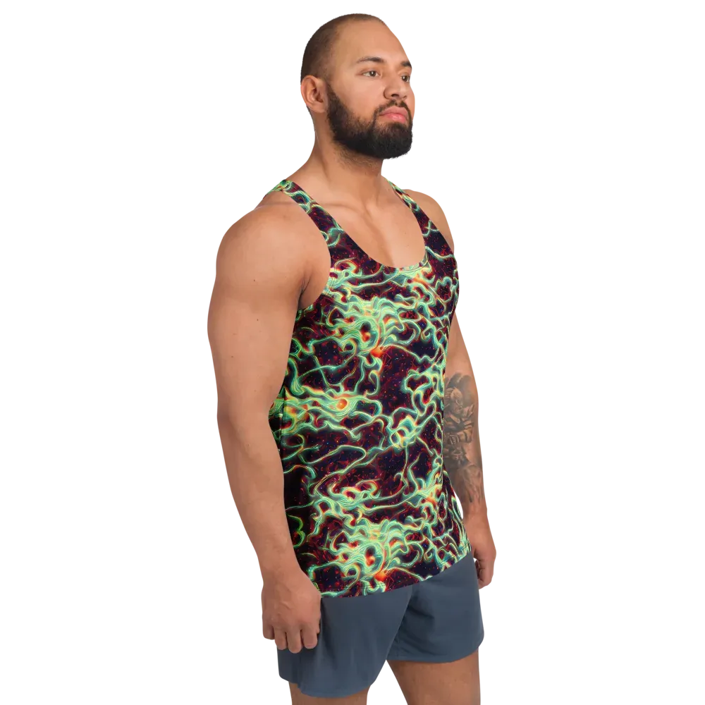 Chimeric Currents on Men's Tank Top — Right Front