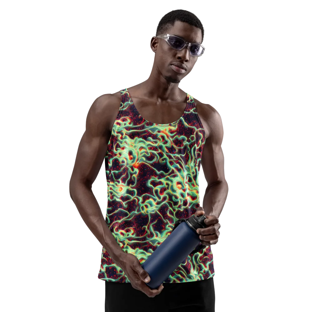 Chimeric Currents on Men's Tank Top — Front