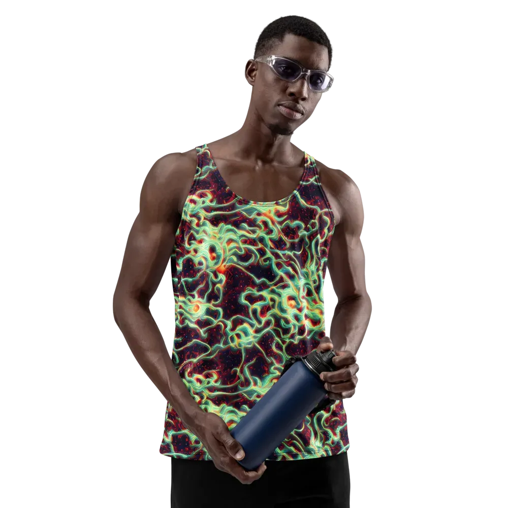 Chimeric Currents on Men's Tank Top — Front
