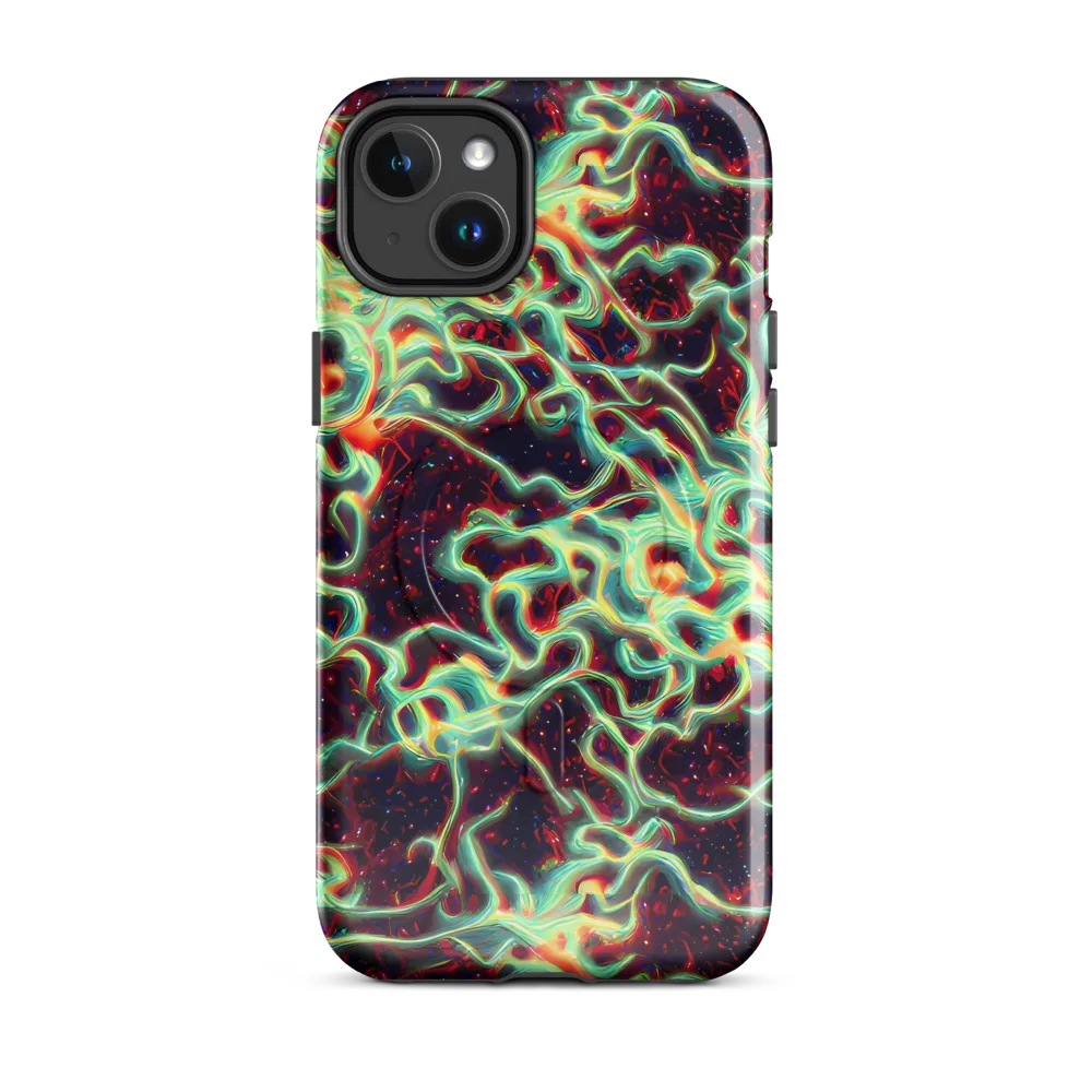 Chimeric Currents on MagSafe Tough Case for iPhone® — Front