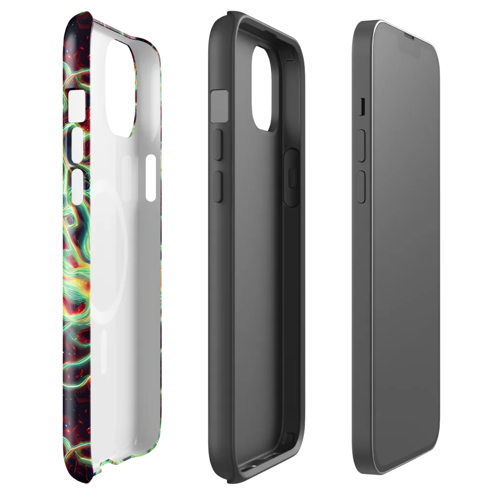 Chimeric Currents on MagSafe Tough Case for iPhone® — Front