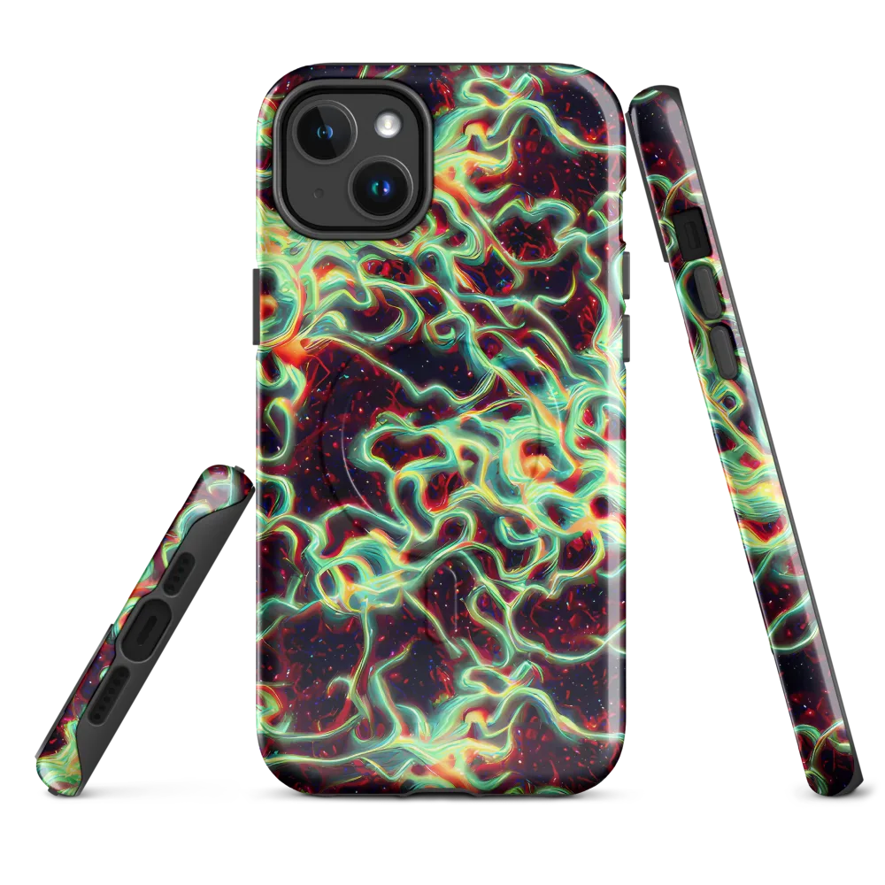 Chimeric Currents on MagSafe Tough Case for iPhone® — Front