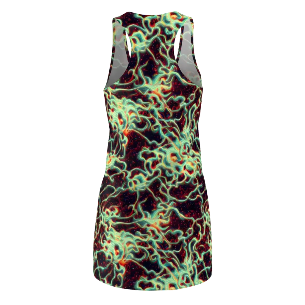 Chimeric Currents on Racerback Dress — Back