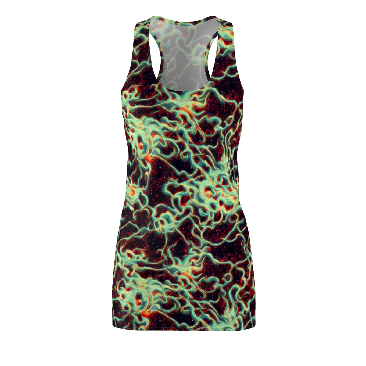 Chimeric Currents on Racerback Dress — Front