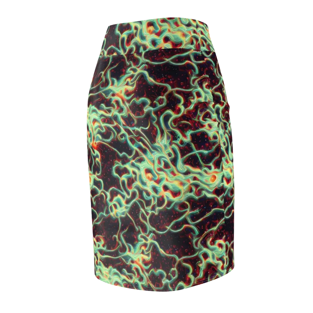Chimeric Currents on Pencil Skirt — Back Side