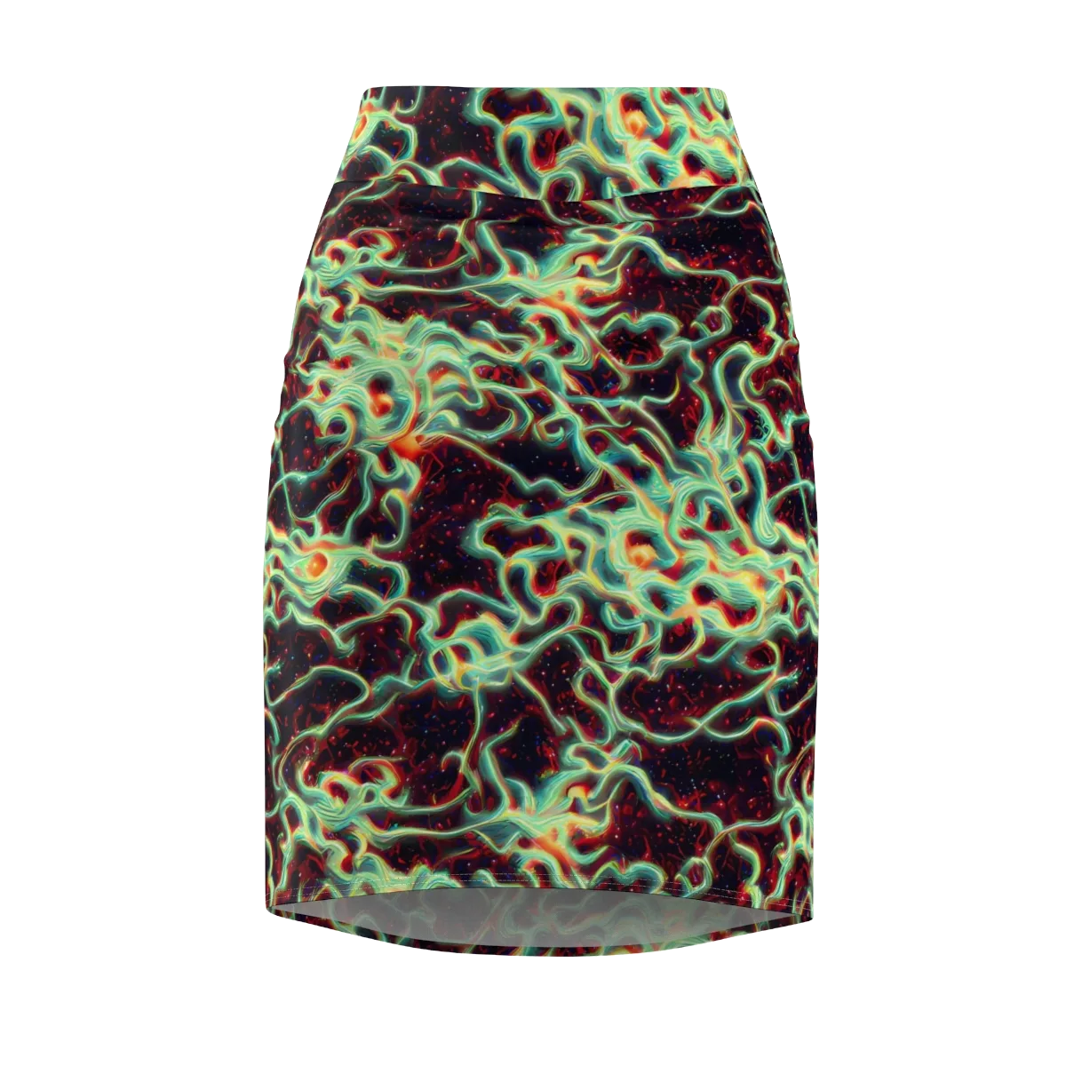 Chimeric Currents on Pencil Skirt — Front