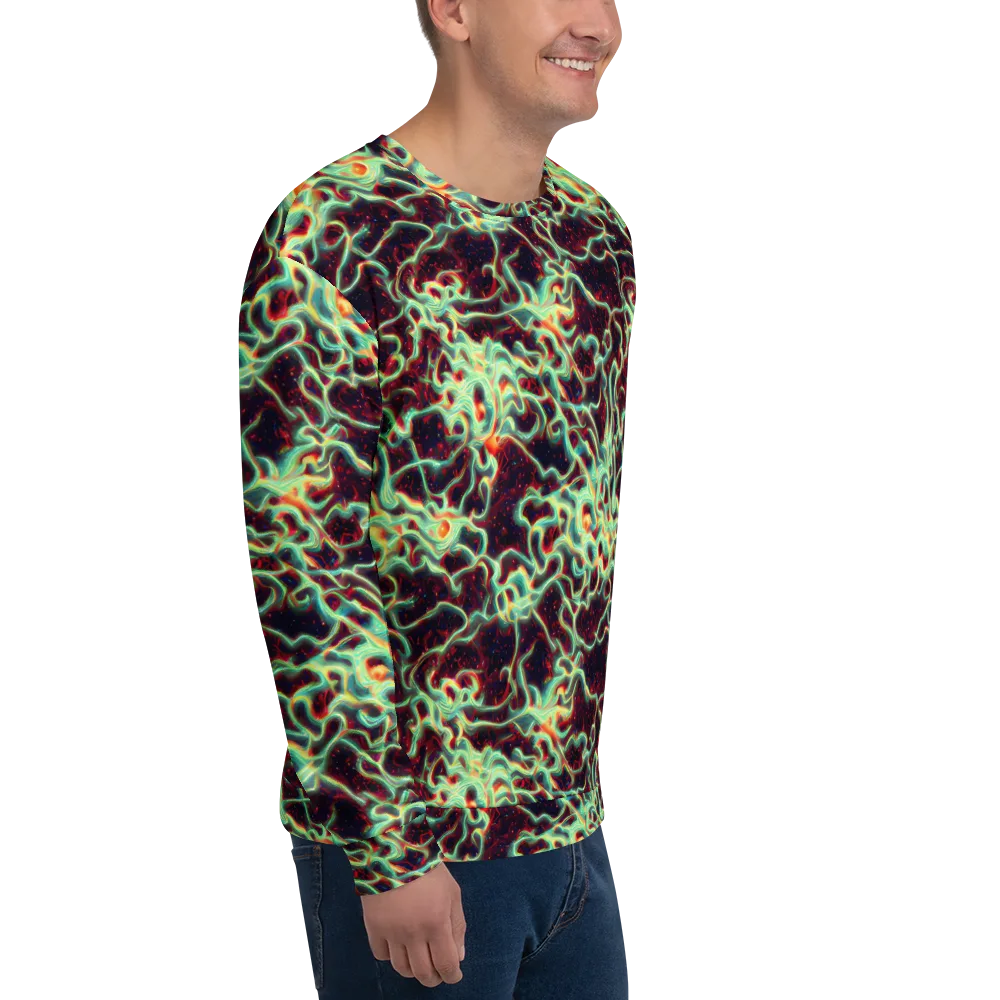 Chimeric Currents on Sweatshirt — Right Front