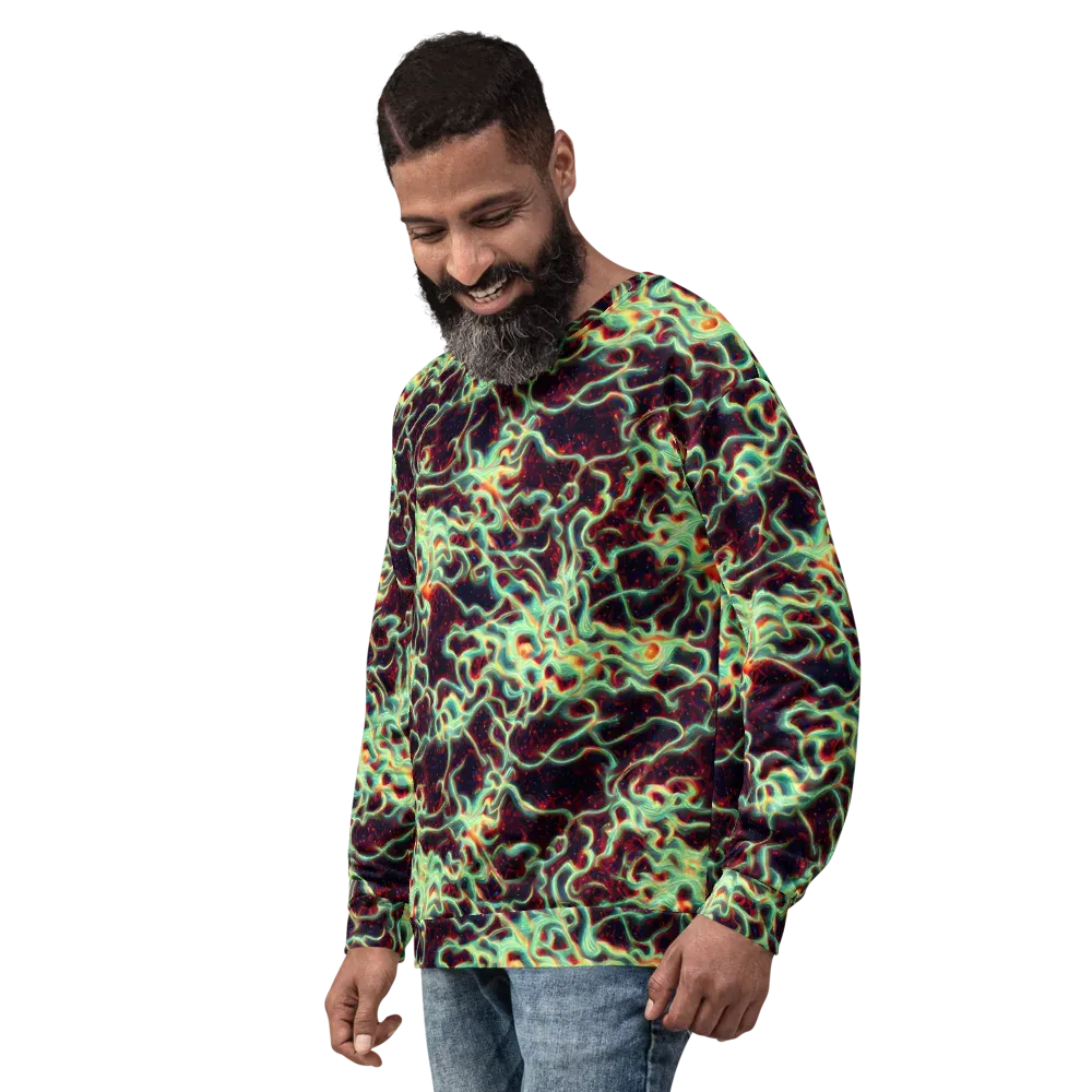 Chimeric Currents on Sweatshirt — Left Front