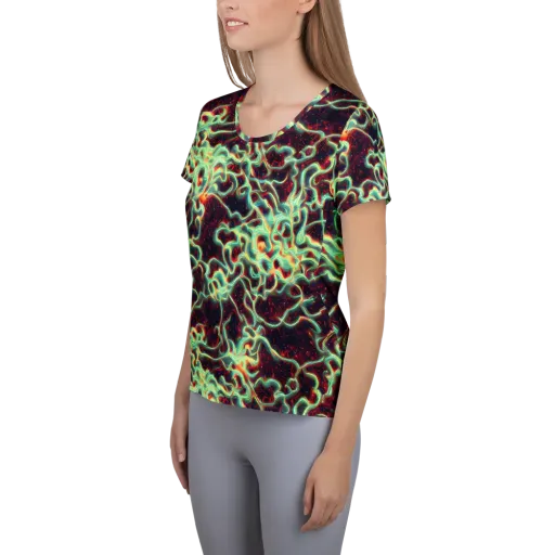 Chimeric Currents on a Women's Athletic T-Shirt