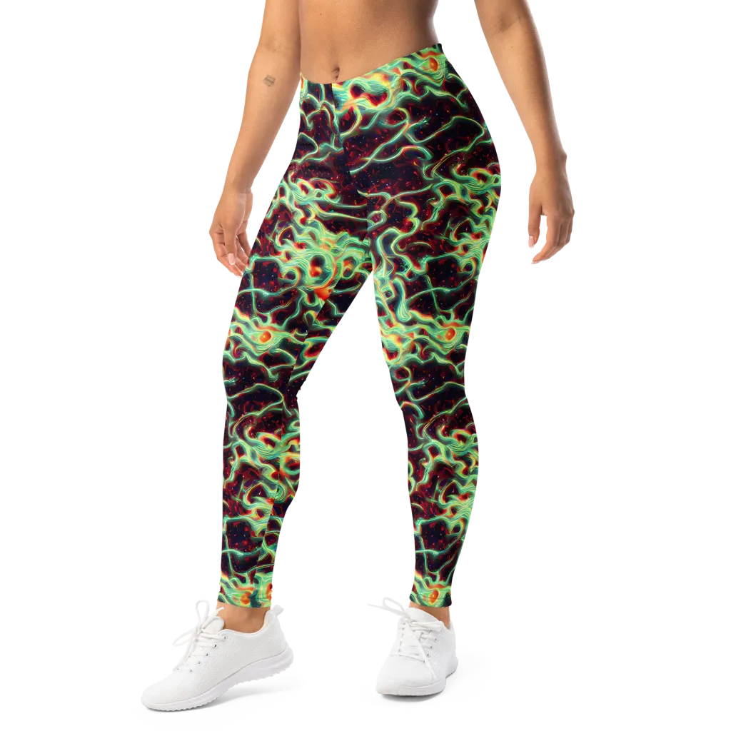 Chimeric Currents on Leggings — Left Front