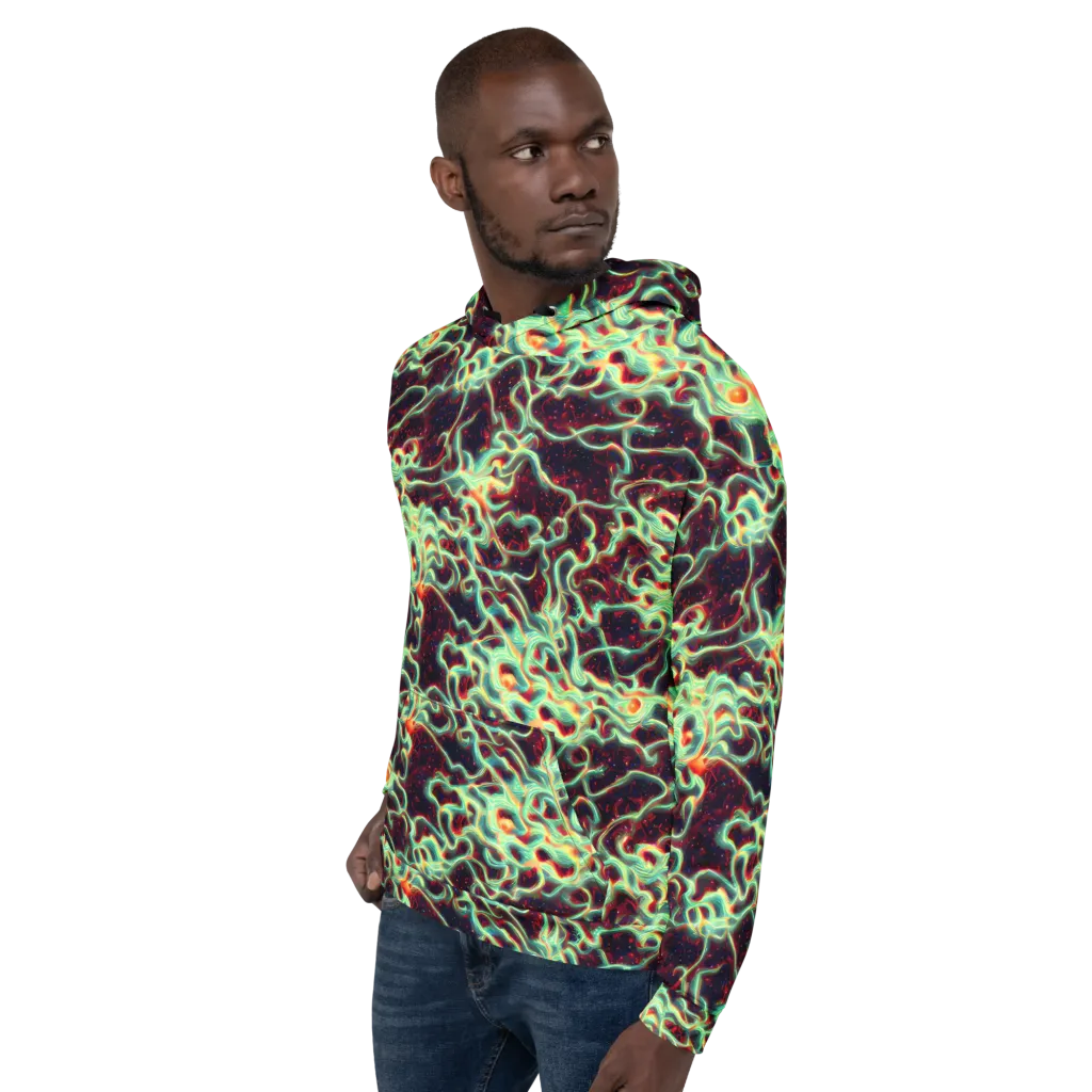 Chimeric Currents on Hoodie — Left